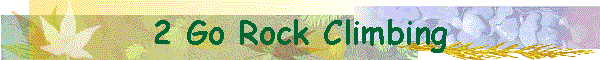 2 Go Rock Climbing
