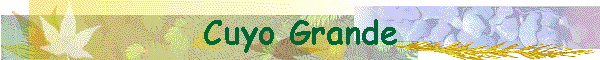 Cuyo Grande